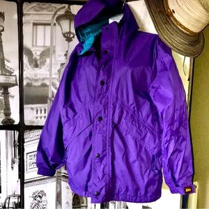 VINTAGE REI ELEMENTS |  Windbreaker Rain Jacket Lightweight Breathable Sz M